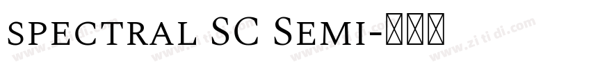 spectral SC Semi字体转换